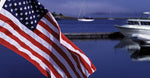 Taylor Made Sewn American Flag for Boats, 16" x 24", Marine-Grade Nylon, Fade Resistant, Brass Grommets, Embroidered Stars and Stripes, Flag only - 2020109195
