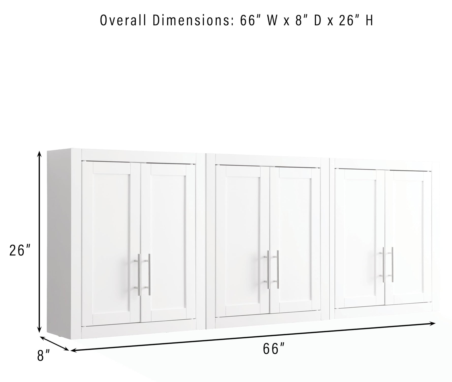 Crosley Furniture Savannah Wall Mounted Bathroom Storage Medicine Cabinet with Shelves, White