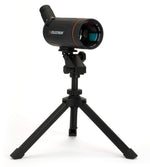 Celestron Mini Mak 70mm Angled Spotting Scope – Maksutov Spotting Scope – Great for Long Range Viewing – 25–75x Zoom Eyepiece – Multi-Coated Optics – Rubber Armored – Tabletop Tripod Included