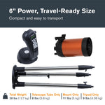 Celestron NexStar 6SE Computerized Telescope – 6-Inch Schmidt-Cassegrain Optical Tube – Fully Automated GoTo Mount with SkyAlign – Ideal for Beginners and Advanced Users – 40,000+ Object Database