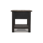 Signature Design by Ashley Bolanburg End Table for Living Room, Two-Tone Distressed Wood Side Table with Smooth-Gliding Drawer, Farmhouse Plank-Style Top, Ideal Night Stand Use, Antique White/Oak