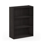 Furinno PASIR Book Shelf, 3-Tier Bookshelf, Storage Shelves Bookcase, 9.7 x 23.7 x 31.5, for Living Room, Bedroom, Home Office, Plain White