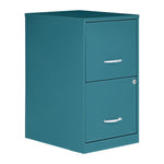 NuSparc 2 Drawer Locking Filing Cabinet | Pre-Assembled Steel Construction | Space-Saving Design is Perfect for Home and Small Office | Letter-Size | Assembled in North America