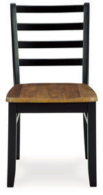 Signature Design by Ashley Caitbrook Rustic 7-Piece Dining Set – Rectangular Table with 6 X-Back Upholstered Chairs, Gray