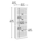 Sauder Miscellaneous Storage Bookcase, Sindoori Mango Finish