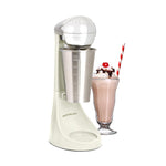 Nostalgia Two-Speed Electric Milkshake Maker and Drink Mixer, Includes 16-Ounce Stainless Steel Mixing Cup & Rod, Jade Green