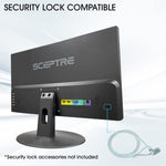 Sceptre 24-inch Prime Monitor Thin 1080p LED Monitor 99% sRGB 2x HDMI VGA Build-in Speakers, Machine Black (E248W-19203R 2025 Series)
