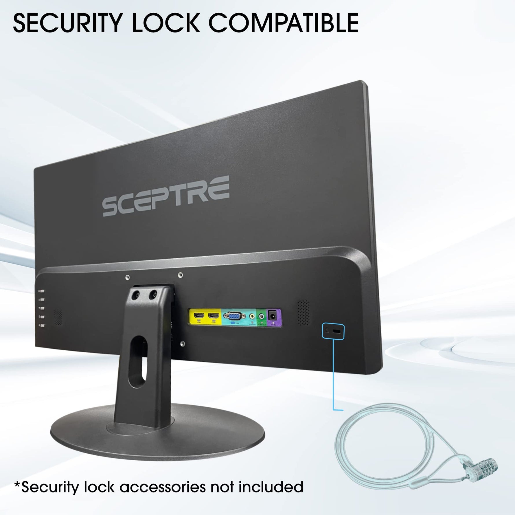 Sceptre 24-inch Prime Monitor Thin 1080p LED Monitor 99% sRGB 2x HDMI VGA Build-in Speakers, Machine Black (E248W-19203R 2025 Series)