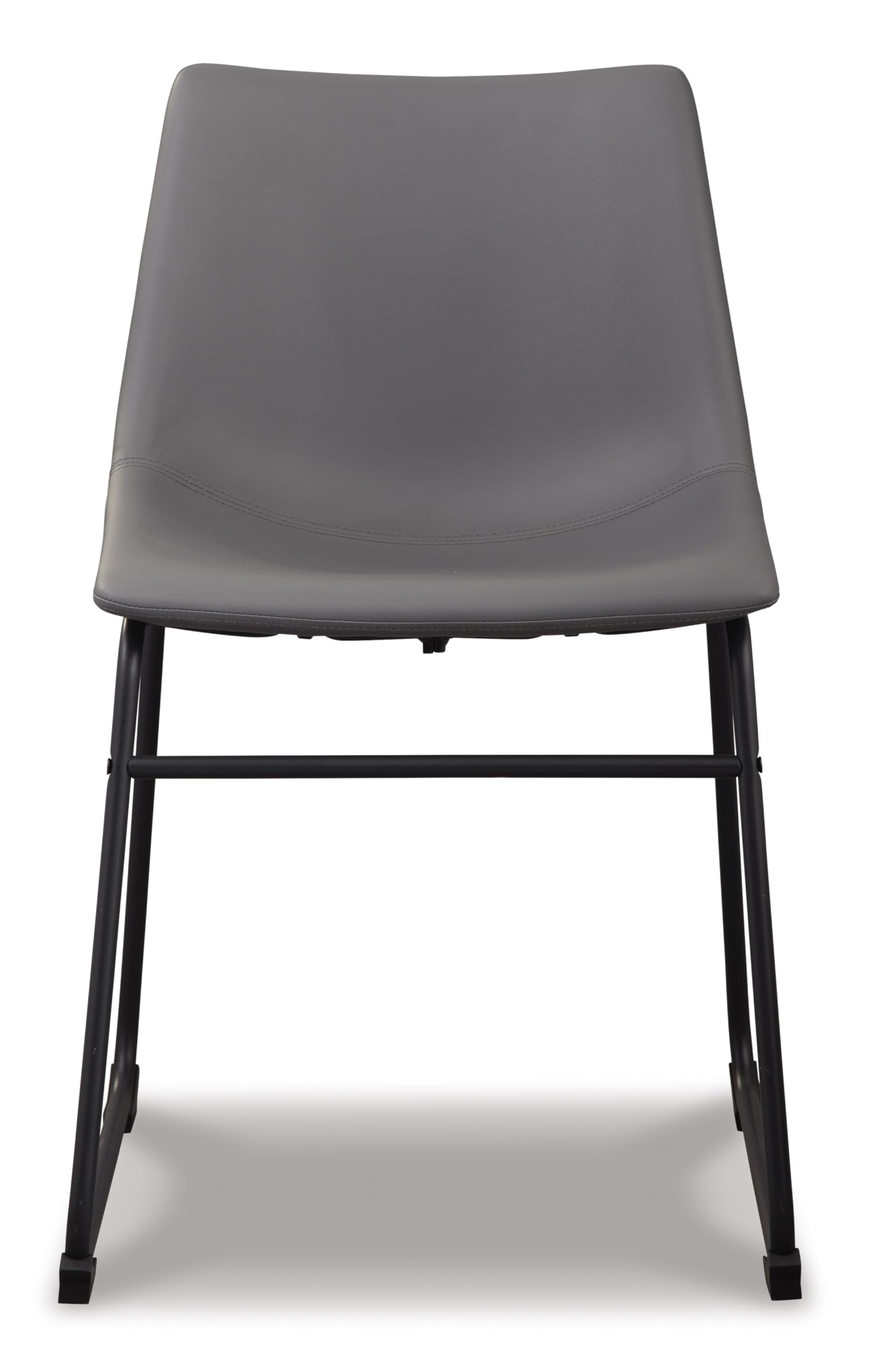 Signature Design by Ashley Mid Century Centiar 18.75" Dining Bucket Chair, 2 Count, Black and Brown