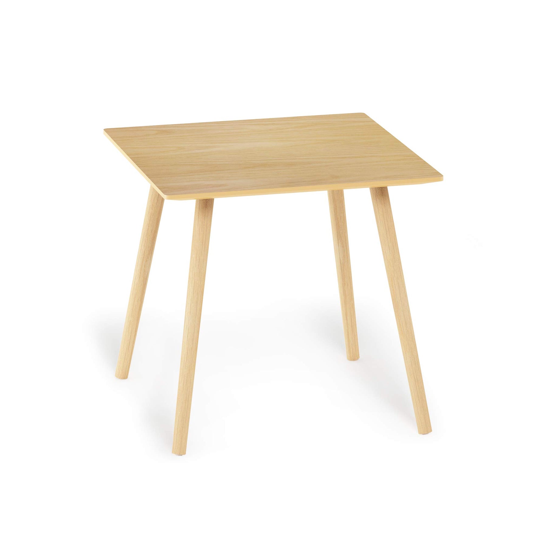 Furinno Classic Homey Square Parsons Side End Table, 1-Pack, Black