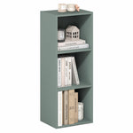 Furinno LUDER Book Shelf, 5-Cube Bookshelf, Reversible Bookcase, 9.4 x 19.5 x 31.5, Easy Assembly, for Living Room, Bedroom, Home Office, White