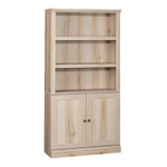 Sauder Miscellaneous Storage 5-Shelf/Book Shelf 2-Door Bookcase, Glacier Oak Finish