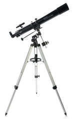 Celestron - PowerSeeker 80EQ Telescope - Manual German Equatorial Telescope for Beginners - Compact and Portable - Bonus Astronomy Software Package - 80mm Aperture