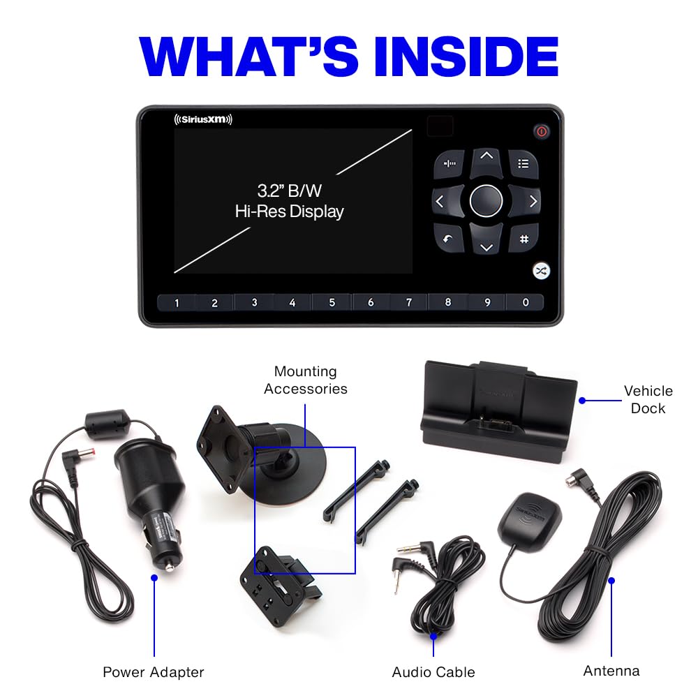 Onyx EZR Satellite Radio with Vehicle Kit (SXEZR1V1) | SiriusXM