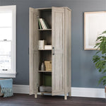Sauder Miscellaneous Storage, Two-Door Storage Cabinet, in Spring Maple Finish