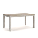 Signature Design by Ashley Caitbrook Rustic 7-Piece Dining Set – Rectangular Table with 6 X-Back Upholstered Chairs, Gray