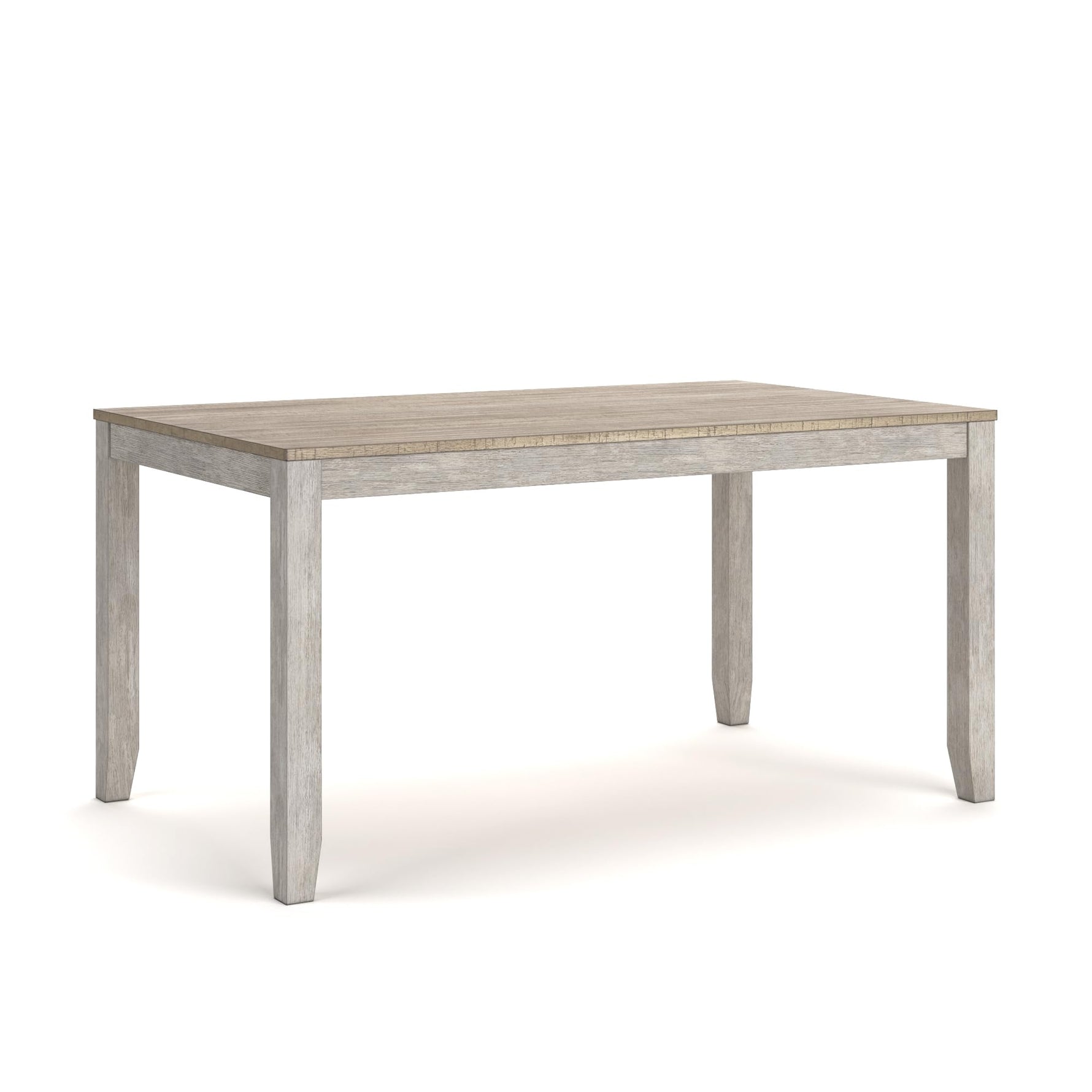 Signature Design by Ashley Caitbrook Rustic 7-Piece Dining Set – Rectangular Table with 6 X-Back Upholstered Chairs, Gray