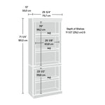 Sauder Heritage Hill Library/ Book shelf, Classic Cherry finish