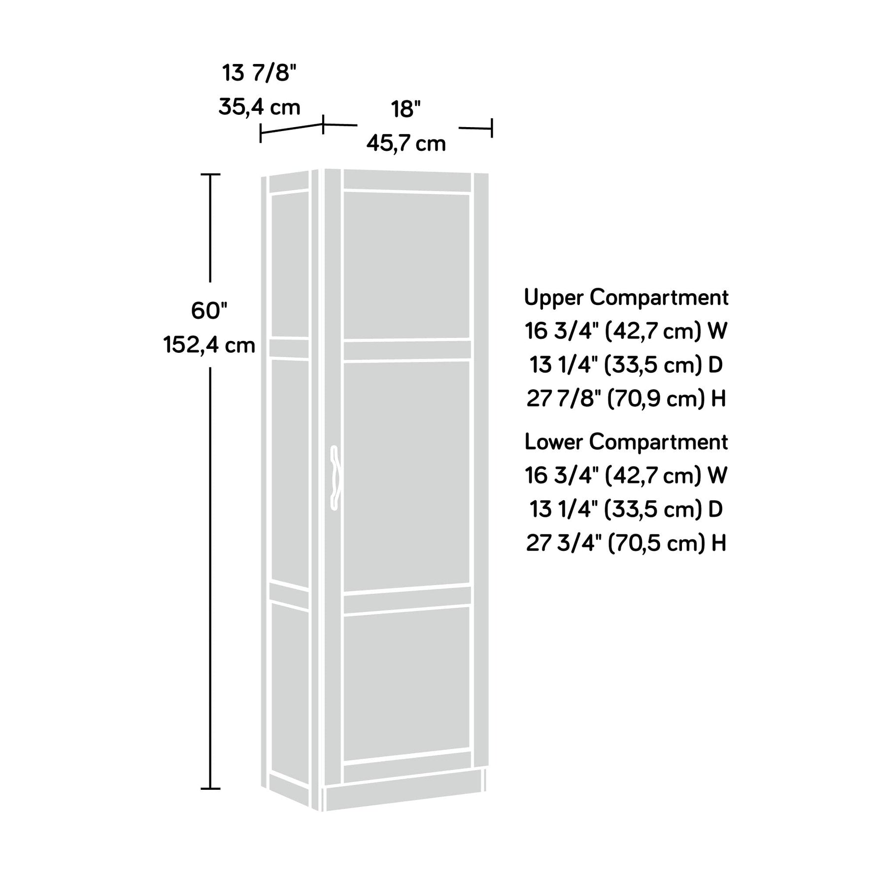 Sauder Miscellaneous Storage Cabinet/ Pantry cabinets, Highland Oak finish
