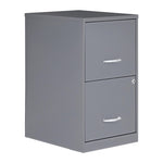 NuSparc 2 Drawer Locking Filing Cabinet | Pre-Assembled Steel Construction | Space-Saving Design is Perfect for Home and Small Office | Letter-Size | Assembled in North America