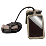 Stealth CAM Durable Sol-Pak Solar Battery Pack, 12V Solar Power Panel, Rechargeable Battery & 10ft Insulated Cable, Compatible with All Wireless/Cellular Trail Cameras - 3000 mAh