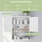 28" H x 23.5" W Wall Mount Medicine Cabinets with Adjustable Shelf and 2-Door for Bathroom Laundry Living Room