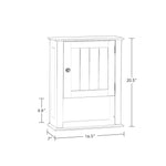 RiverRidge Ashland Single Door Wall, Gray Cabinet,Grey