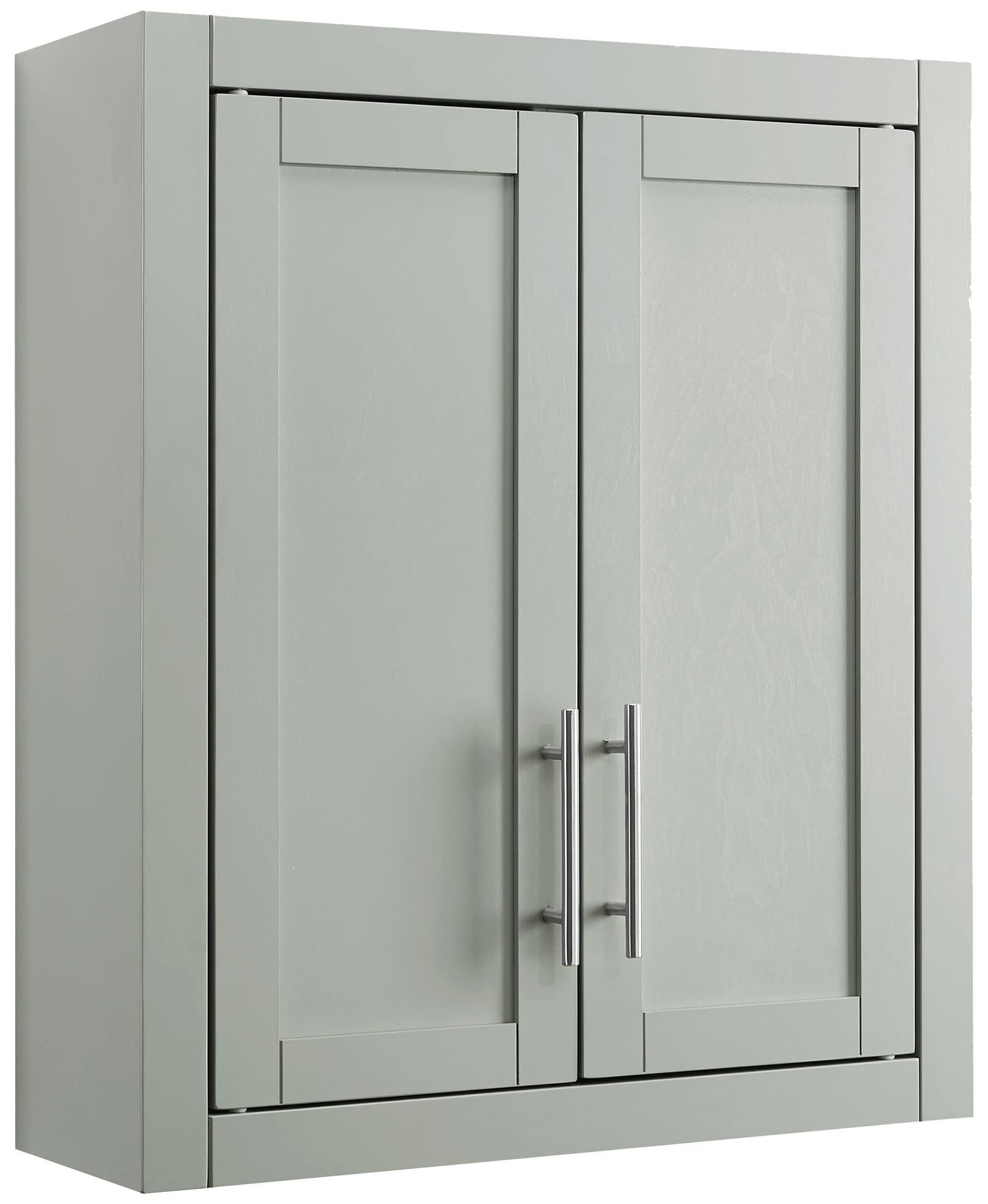 Crosley Furniture Savannah Wall Mounted Bathroom Storage Medicine Cabinet with Shelves, White
