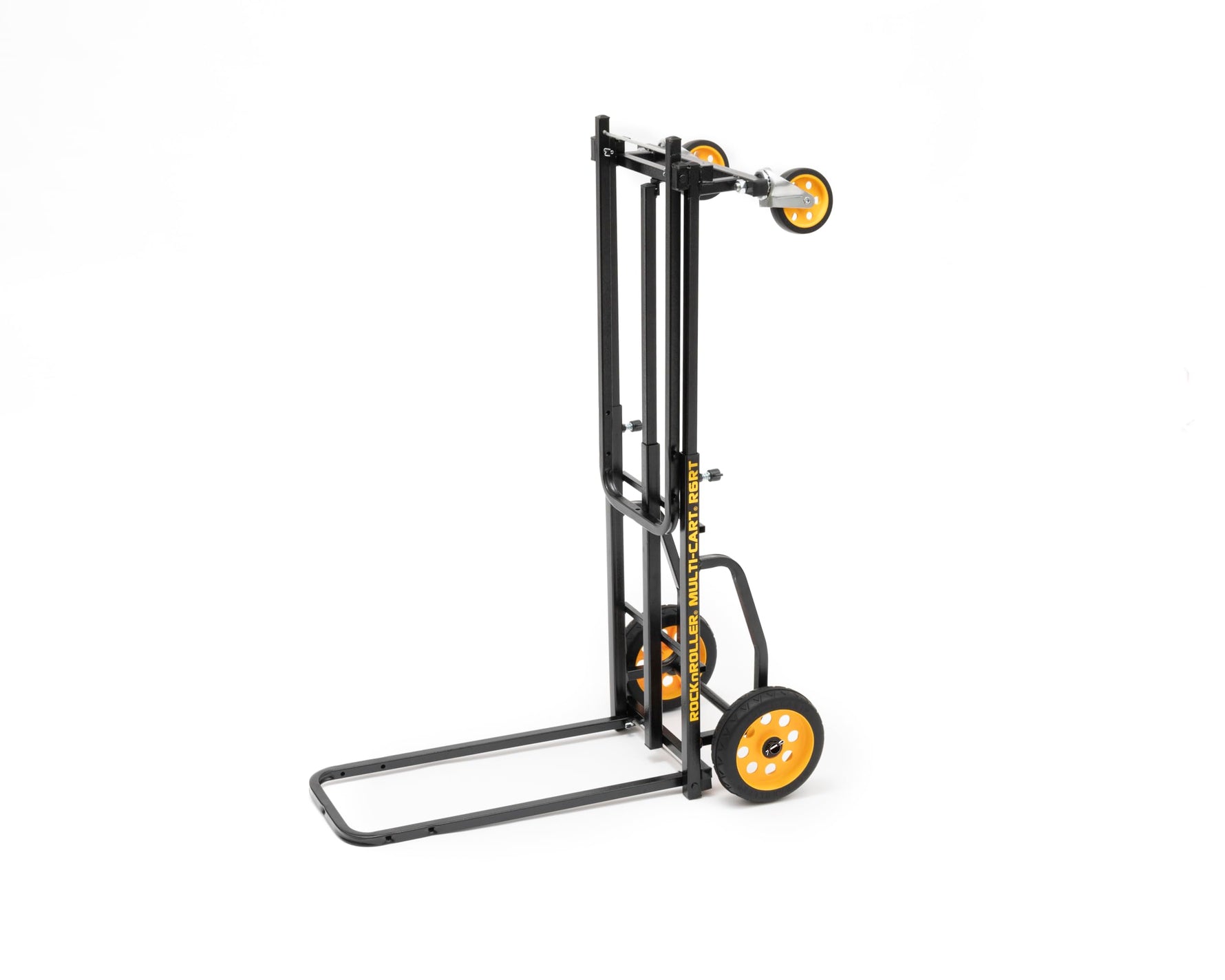 Rock-N-Roller R6RT (Mini) 8-in-1 Folding Multi-Cart/Hand Truck/Dolly/Platform Cart/29" to 42.5" Telescoping Frame/500 lbs. Load Capacity, Black