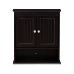 Spirich Bathroom Cabinet Wall Mounted with Doors, Wood Hanging Cabinet with Doors and Shelves Over The Toilet, Bathroom Wall Cabinet White