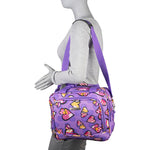Rockland Fashion Softside 2 Piece Luggage Set, Expandable, (14" Tote/19" Upright), Purple