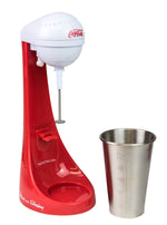 Nostalgia Two-Speed Electric Milkshake Maker and Drink Mixer, Includes 16-Ounce Stainless Steel Mixing Cup & Rod, Jade Green