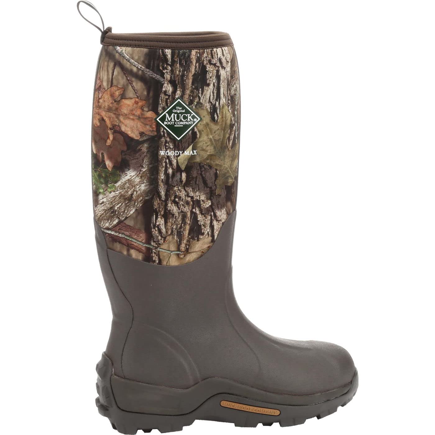 MUCK Men's Mossy Oak® Break Up Country™ Woody Max Boot, Brown, Size 11(M)