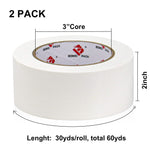 2 Pack Duct Tape Heavy Duty,9 Mil Thickness,2 Inches x 30 Yards,Strong Industrial Strength,Flexible,No Residue,Waterproof and Tear by Hand,Multi-Use for Indoor & Outdoor Repairs(Black)