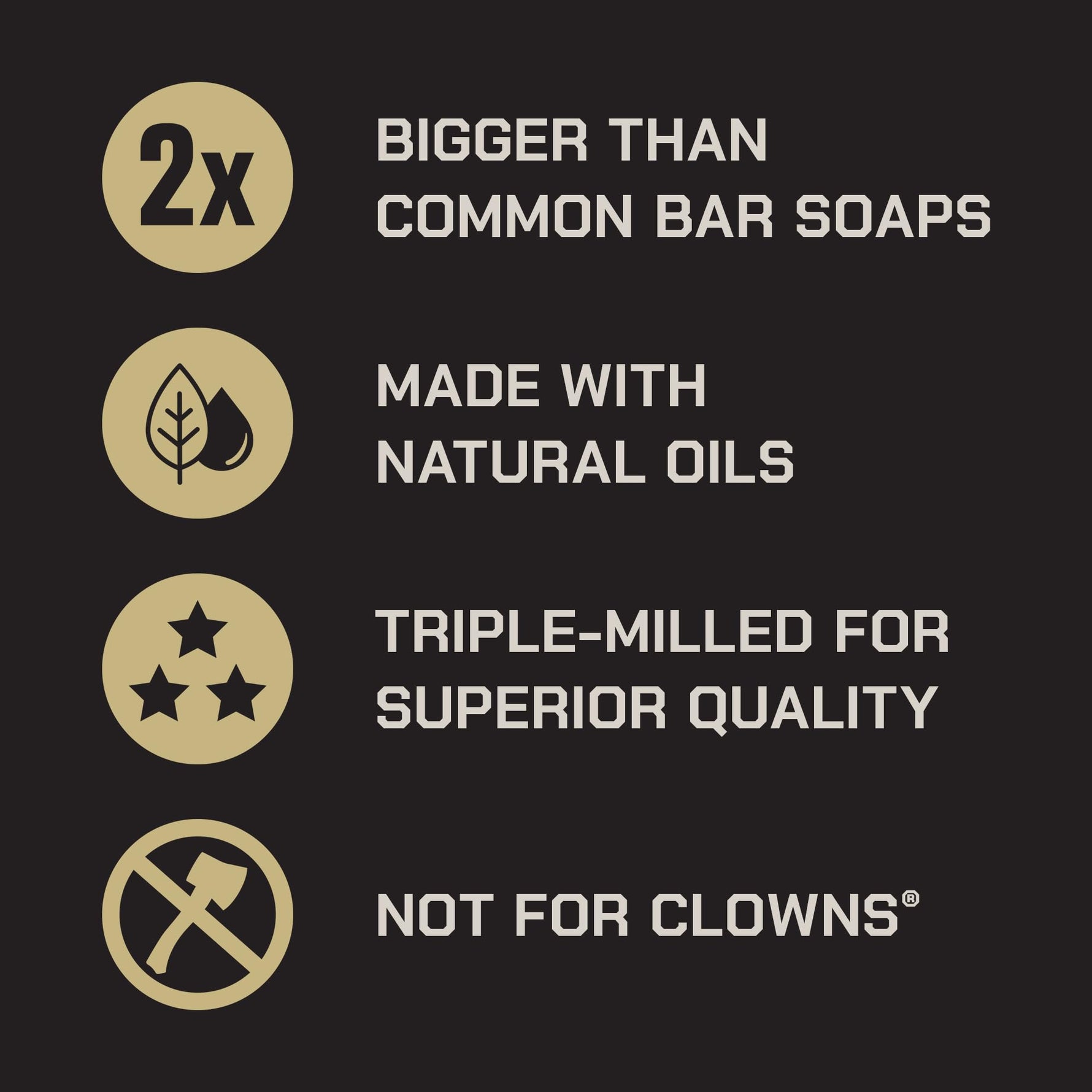 Duke Cannon Big Brick of Soap – Sandalwood + Lavender Scent – Large Triple-Milled Bar Soap for Men, Long-Lasting, Moisturizing with Natural Oils, Supports U.S. Veterans, Midnight Swim (10 oz.)