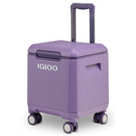 Igloo Tag Along 360 Spinner Cooler | 20 Quart Rolling Ice Chest | Dusted Grape