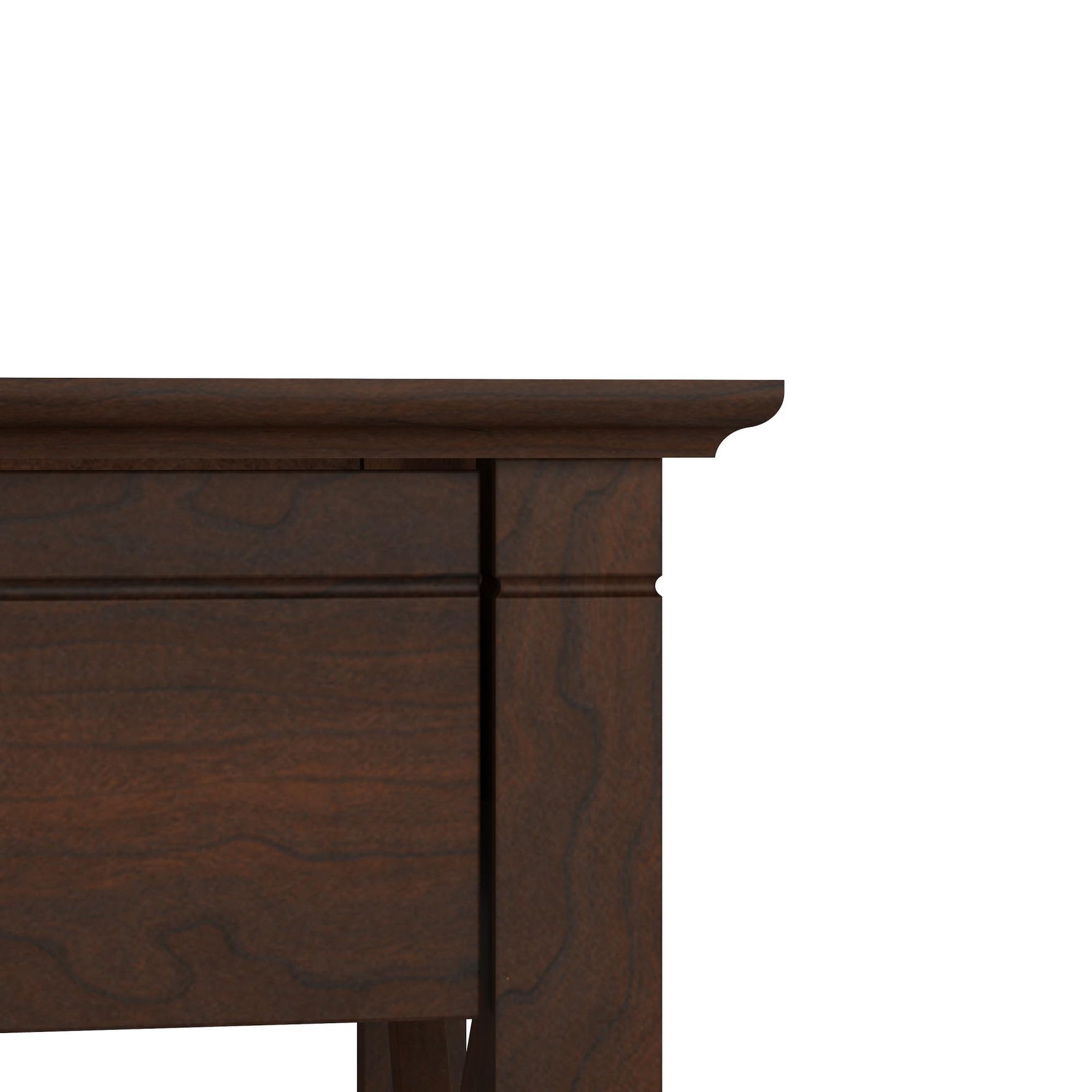 Bush Home End Table with Drawer, Nightstand with Storage, Living Room and Bedroom Furniture, Key West Collection, Washed Gray