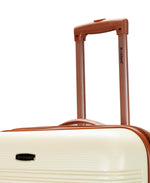 Rockland Melbourne Hardside Expandable Spinner Wheel Luggage, Checked Large 28", Black
