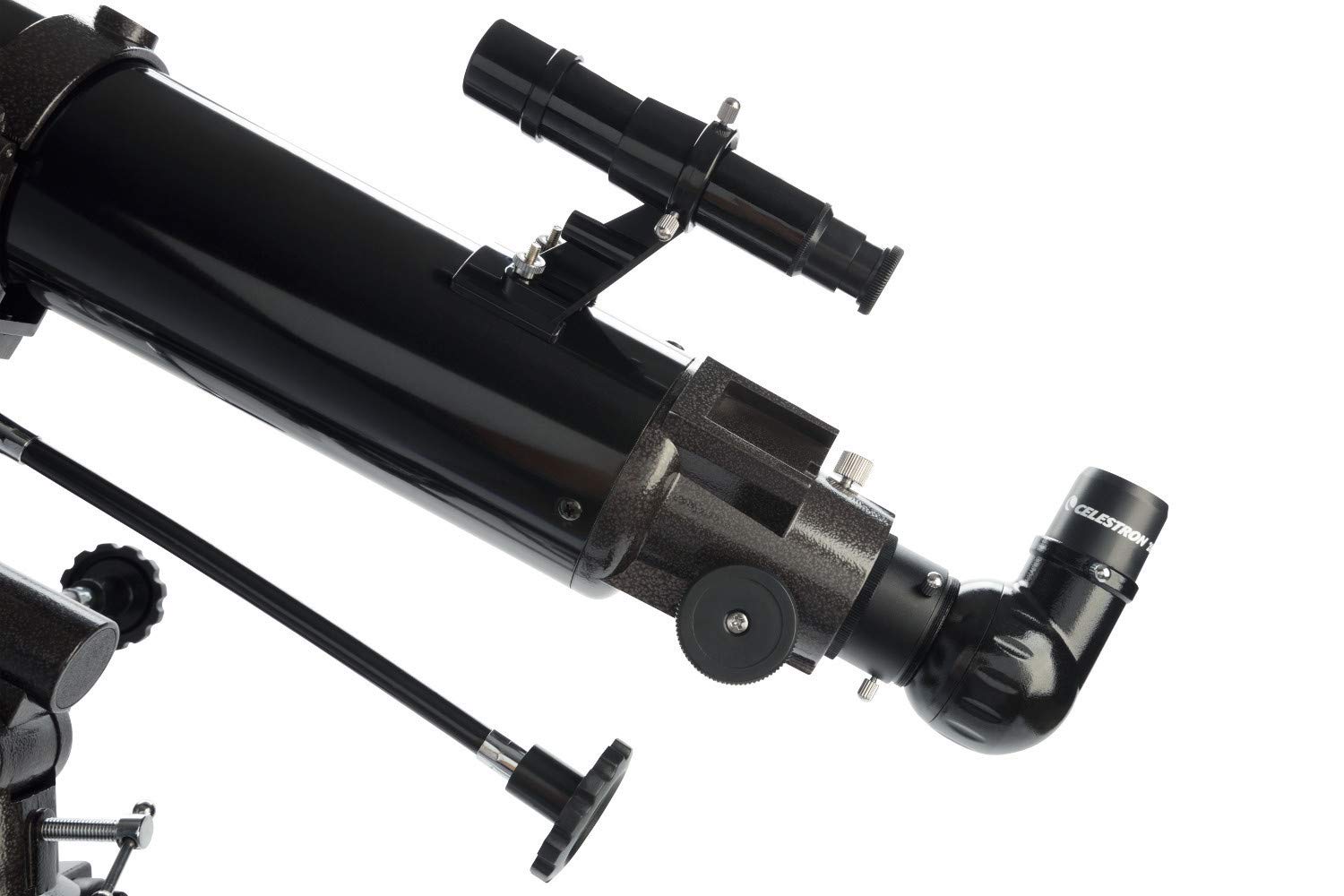 Celestron - PowerSeeker 80EQ Telescope - Manual German Equatorial Telescope for Beginners - Compact and Portable - Bonus Astronomy Software Package - 80mm Aperture