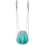 Sweeng Child Swing with Ease Z Adjust Harness Straps, Collapsible and Flexible Design, and Easy Hang Metal Hooks for Patio, Lawn, and Garden, Teal