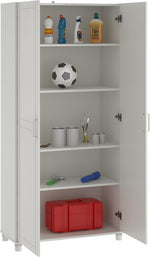 SystemBuild Callahan 36" Utility Storage Cabinet in White