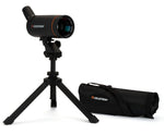 Celestron Mini Mak 70mm Angled Spotting Scope – Maksutov Spotting Scope – Great for Long Range Viewing – 25–75x Zoom Eyepiece – Multi-Coated Optics – Rubber Armored – Tabletop Tripod Included