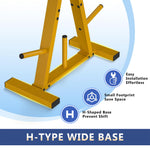 Weight Plate Rack, Weight Tree, Home Gym Storage Stand, Holds 300 lbs