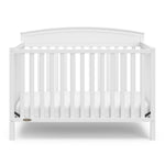 Graco Benton 5-in-1 Convertible Crib – GREENGUARD Gold Certified, Converts from Baby Crib to Toddler Bed, Daybed and Full-Size Bed, Fits Standard Full-Size Crib Mattress (White)