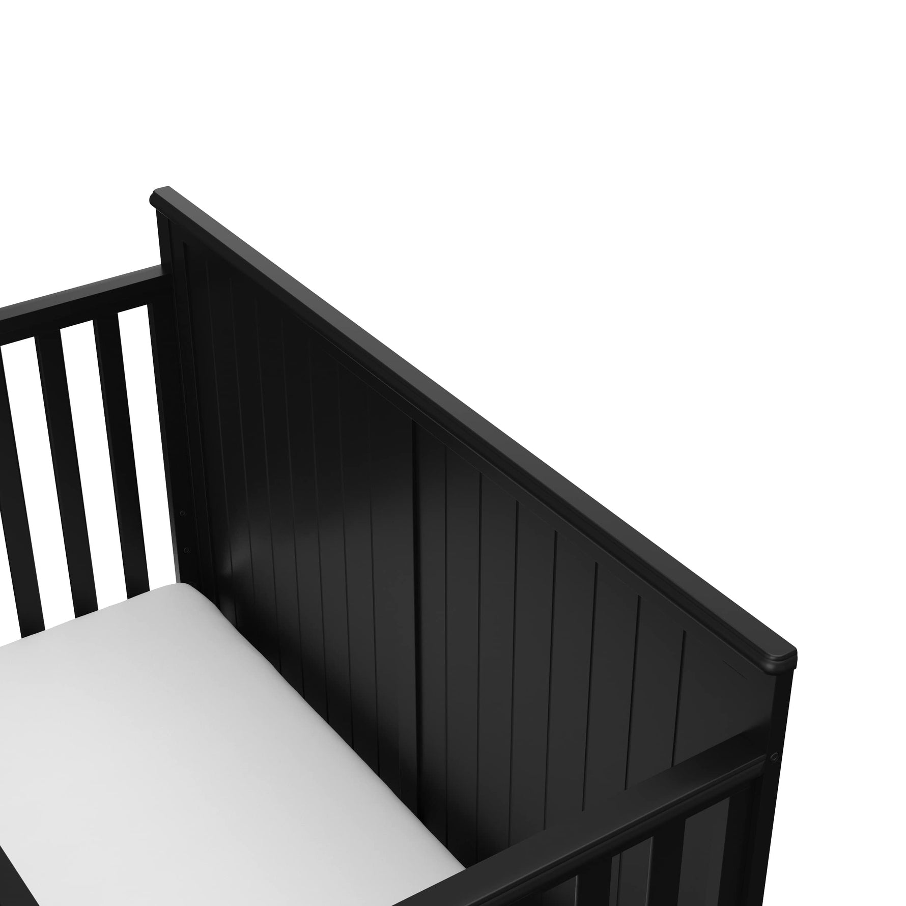 Graco Hadley 5-in-1 Convertible Crib with Drawer – GREENGUARD Gold Certified, Fits Standard Crib Mattress, Converts to Toddler Bed, Daybed and Full Bed, 4 Adjustable Mattress Heights (White)