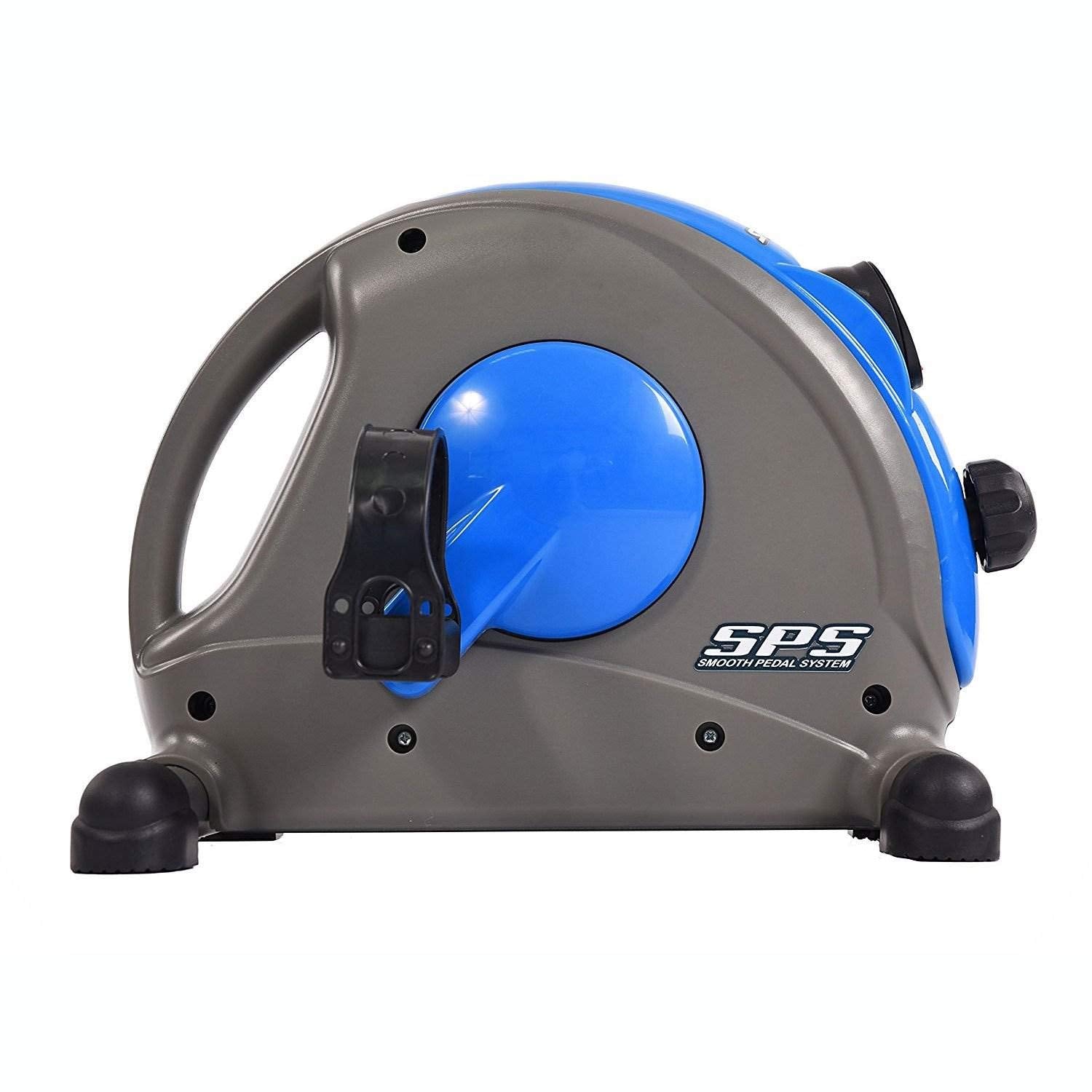 Stamina Mini Exercise Bike with Smooth Pedal System - Portable Pedal Exerciser - Cardio Equipment Fitness Bike - Stationary Bike for Home Workout - Blue