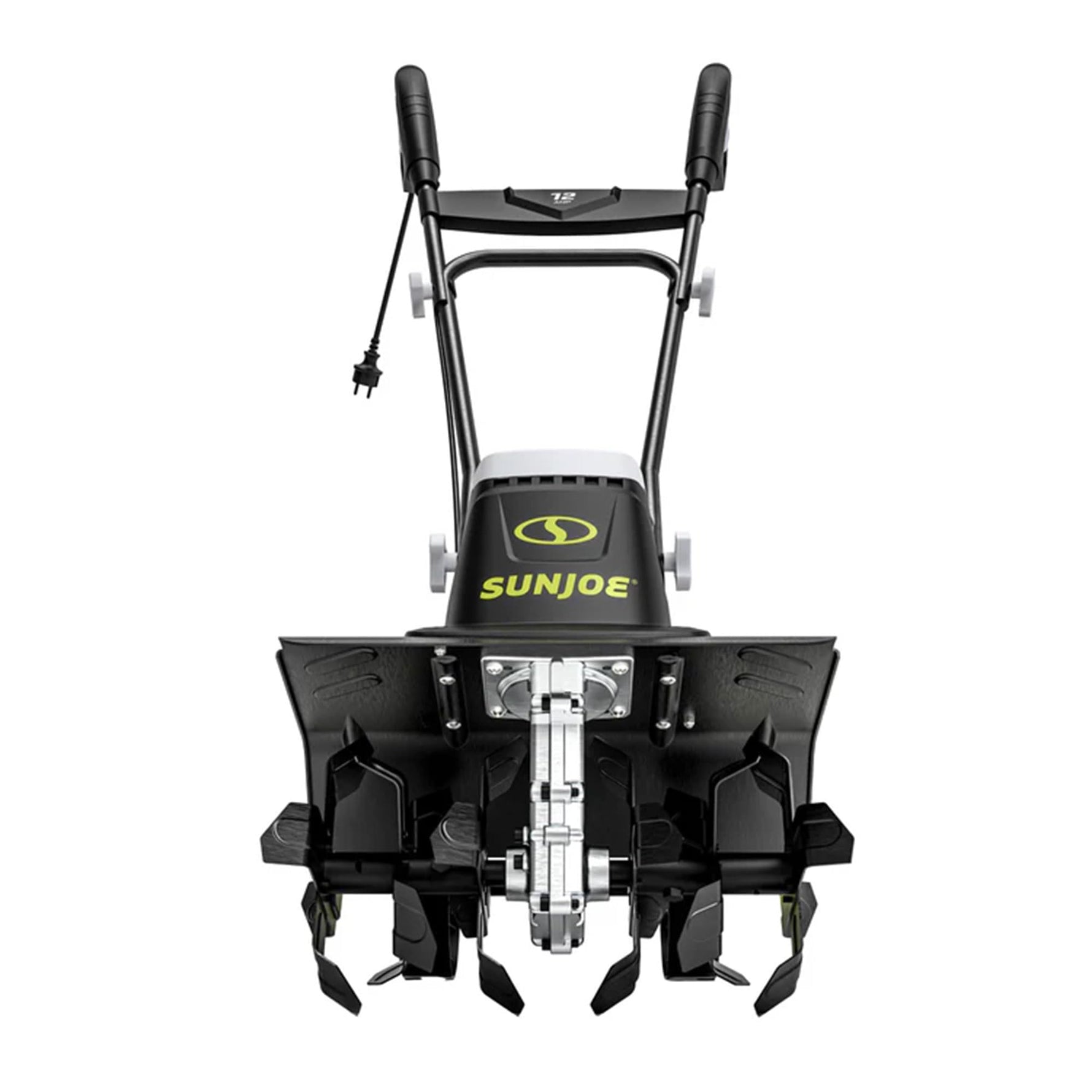 Sun Joe Corded Electric Garden Tiller & Cultivator with Steel Tines, 16 Inch, 12-Amp Motor - Heavy-Duty Tilling Machine for Lawn, Yard, and Gardening Care, TJ603E