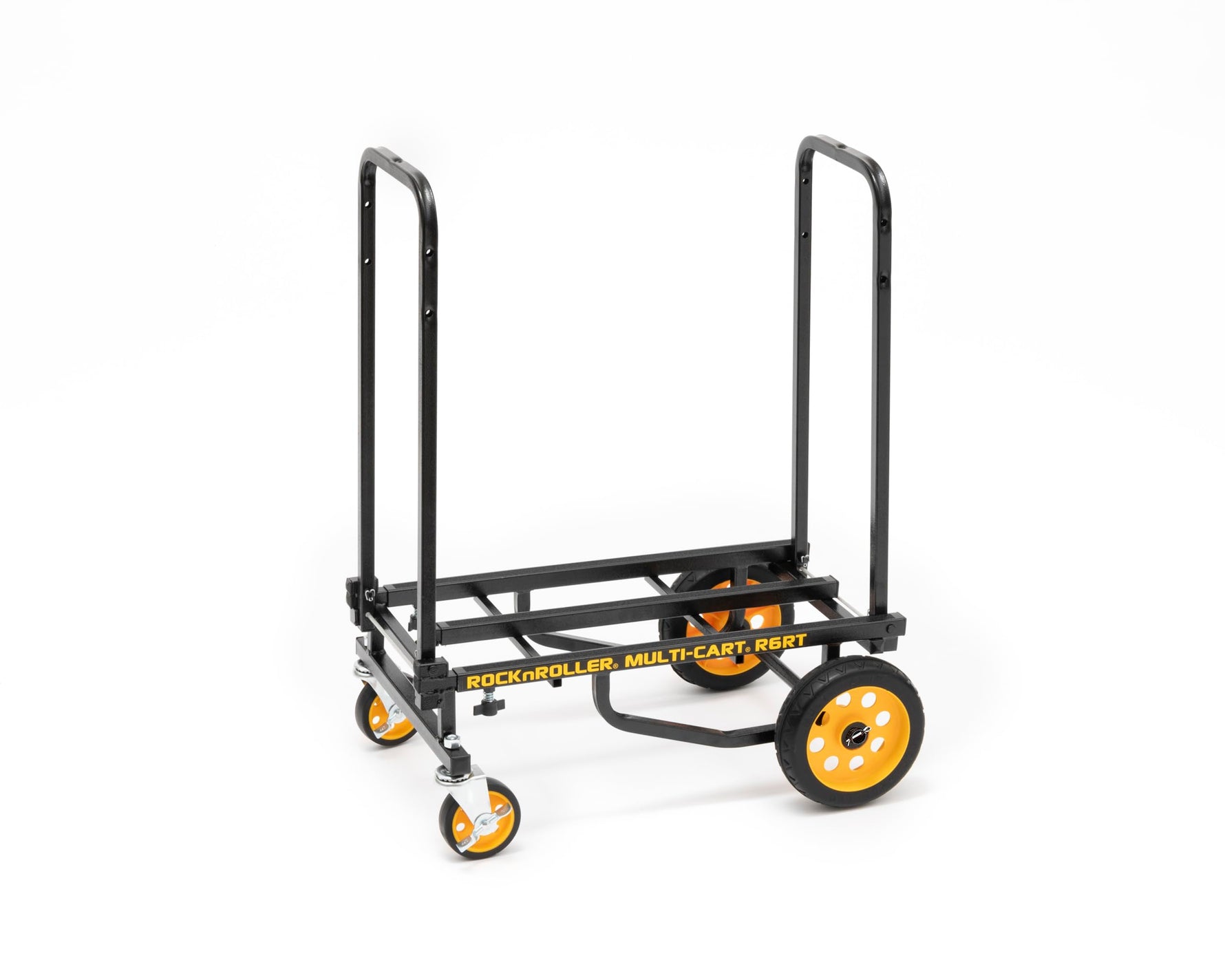 Rock-N-Roller R6RT (Mini) 8-in-1 Folding Multi-Cart/Hand Truck/Dolly/Platform Cart/29" to 42.5" Telescoping Frame/500 lbs. Load Capacity, Black