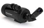 Celestron – MAK 90mm Angled Spotting Scope – Maksutov Spotting Scope – Great for Long Range Viewing – 39x Magnification with 32mm Eyepiece – Multi-Coated Optics – Rubber Armored