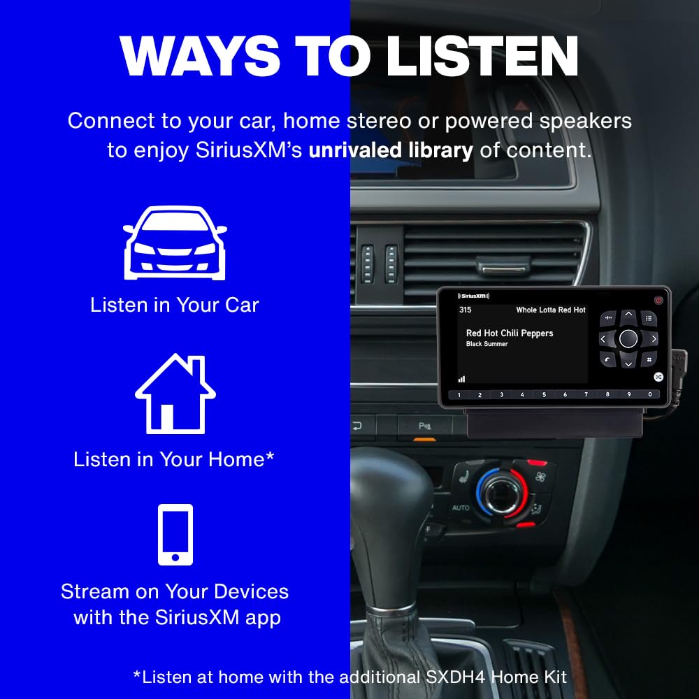 Onyx EZR Satellite Radio with Vehicle Kit (SXEZR1V1) | SiriusXM